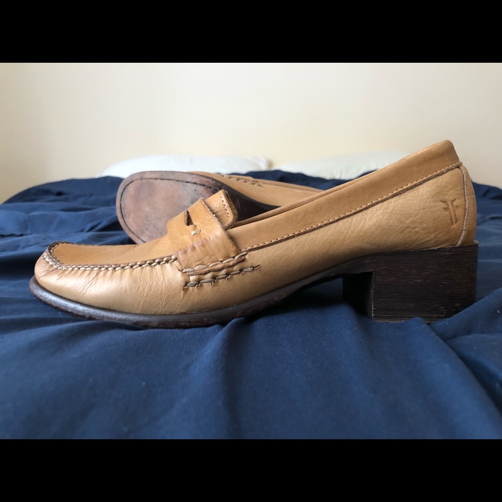 Frye loafers, 1 year old, barely worn